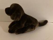 Animal Alley Chocolate brown Labrador Dig Plush