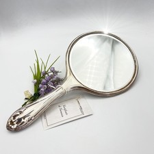 Antico Specchio da toilette Specchietto in Argento Silver Plated Sheffield