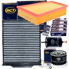 FILTERSET INSPEKTIONSPAKET+ZÜNDKERZEN passend für RENAULT MEGANE II 1.6+16V+2.0