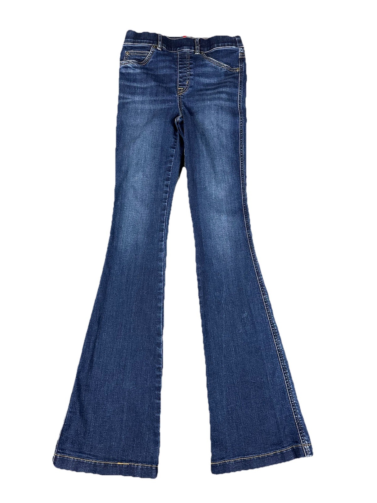 Spanx Jeans Women’s S Flare High Rise Slim Dark Pull On Stretch 20327R Size XS