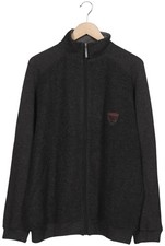 SIGNUM Strickjacke Herren Cardigan Jacke Gr. XL Baumwolle Grau #9krbuc7