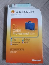 Microsoft Office 2010 Professional Word Excel Powerpoint Outlook Access