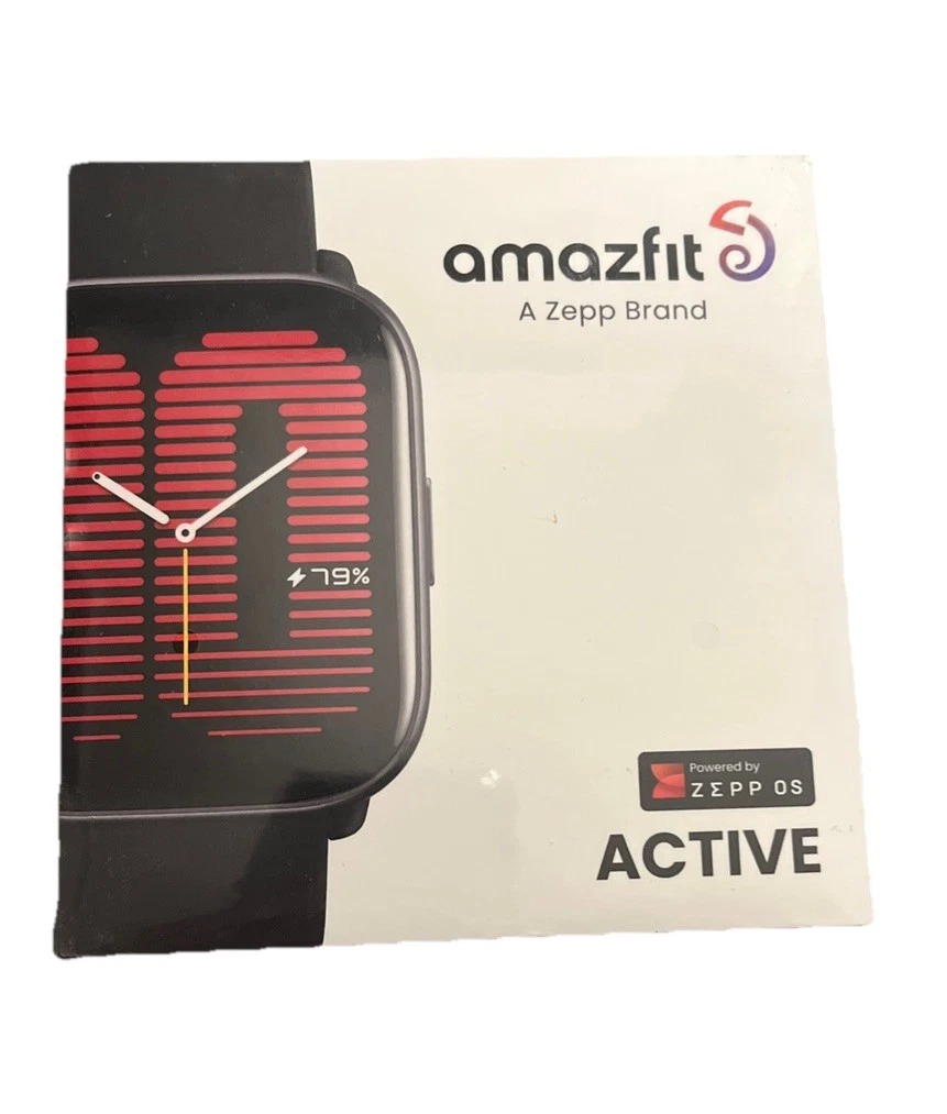Amazfit Active Smart Watch Fitness Tracker -Black *NEW SEALED