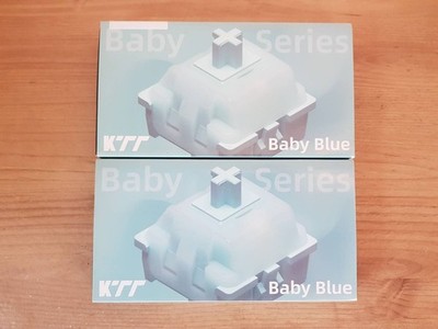 90 Stück KTT Baby Blue taktile 5-polige mechanische Tastatur Schalter.