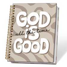 Beige Wavy Bible Journal Notebook for Women, Inspirational Christian Gifts fo...