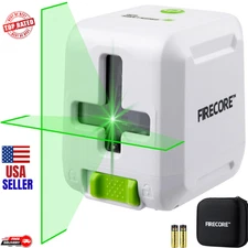 82Ft Self Leveling Laser Level Green Cross Line Leveler Tool Accurate Lazer Bag