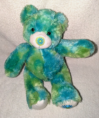 Build A Bear Bear Summer Daisy Bear Plush 14''      With Sound Device