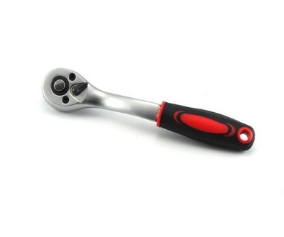 Ratsche Knarre Ratschenschlüssel Umschaltknarre 1/4'' Zoll mit softgrip Griff