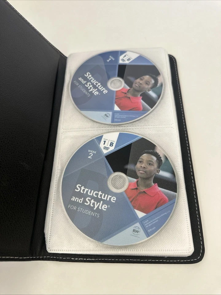24-Disc Set IEW Structure and Style for Students DVDs Year 1 Level B Lot Foto 2 de 4