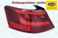 Magneti Marelli 714081060801 Heckleuchte Rechts RüCklicht Hecklicht FüR Audi