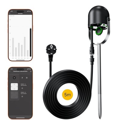 LIKEFE Smarte 2-fach Außensteckdose Erdspieß IP44 WLAN App Timer Tuya Smart Life