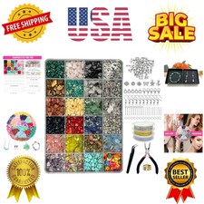 Jewelry Making Supplies Kit - 1587 PCS Beads, Crystal Beads, Jewelry Pliers, ...
