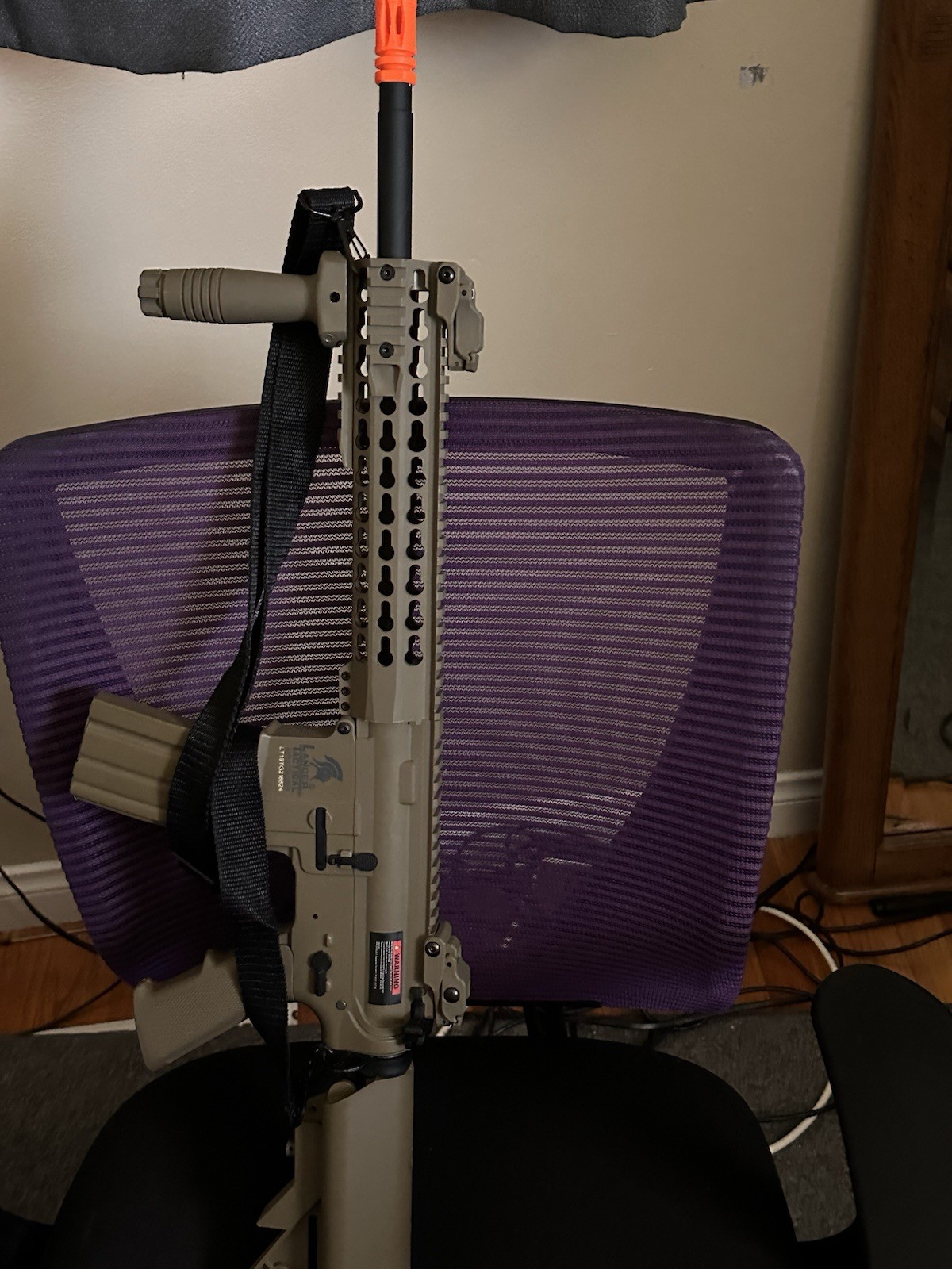 Airsoft Gun - Lancer Tactical Gen3 Keymod 10" Nylon Polymer M4 Carbine