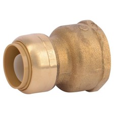 SHARKBITE U086LF Push Brass Adapter 3/4" x 1" 200 PSI 200 F Push-Fit FNPT