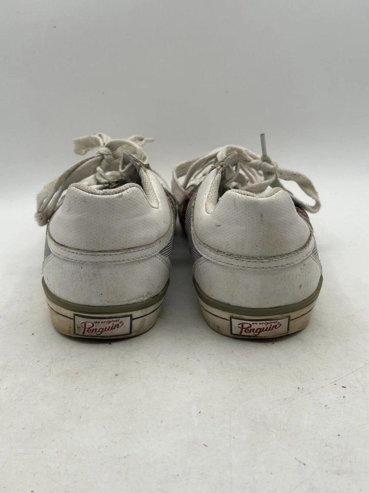 Zapatillas Originales Penguin Para Hombre Talla 9 Gris Blanco Malla Deshielo Con Cordones PTHM 220-4 Foto 3 de 4
