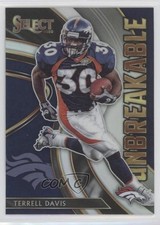 2020 Panini Select Unbreakable Silver Prizm Terrell Davis #U20 HOF 0s1o