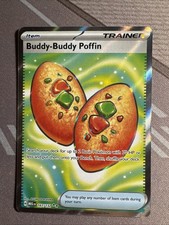 Pokémon TCG Buddy-Buddy Poffin Full Art Mega Evolution Card 167/132 NM Condition