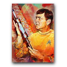 Star Trek Scotty #5 Art Card Limited 6/50 Edward Vela Signed (Movies Star Trek)