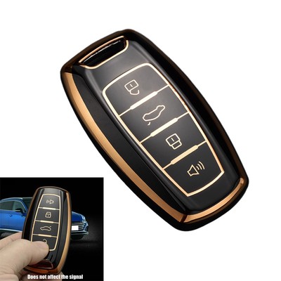 Schwarzes Autoschlüssel Etui für Great Wall Hover H1 H4 H6 7 H9 perfekte Passf