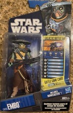 Star Wars Clone Wars CW33 Embo Bounty Hunter Action Figure NEW 2010