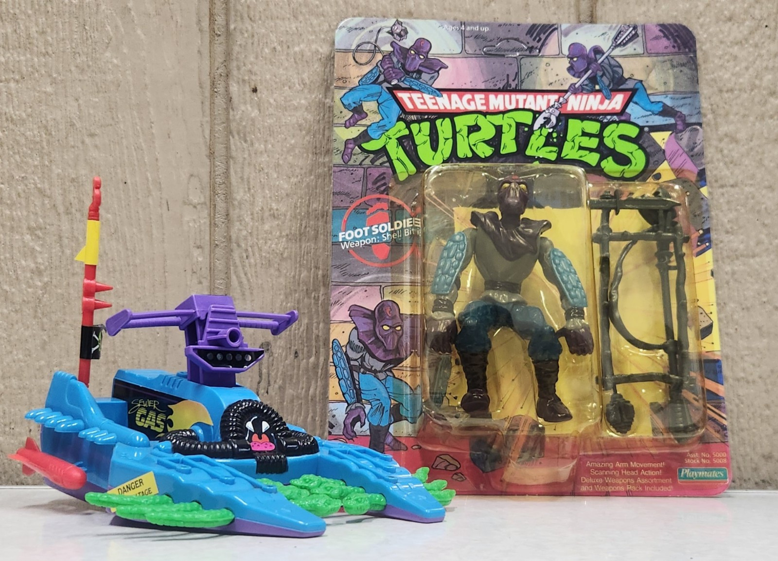 Vintage 1990 Playmates Teenage Mutant Ninja Turtles Foot Soldier