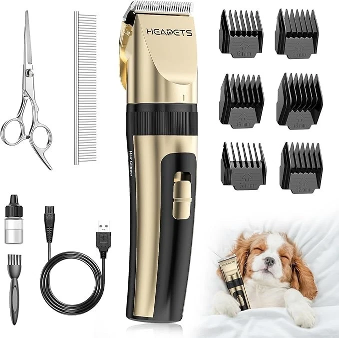 Maquina Para Cortar Pelo Perro Mascota Afeitar Corte De Cabello Pet Clipper Set