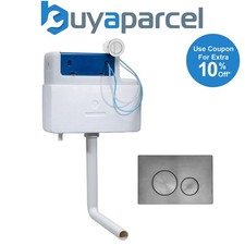 Roper Rhodes Torrent Concealed Dual Flush BTW + TR9044 Plate Gunmetal Finish 