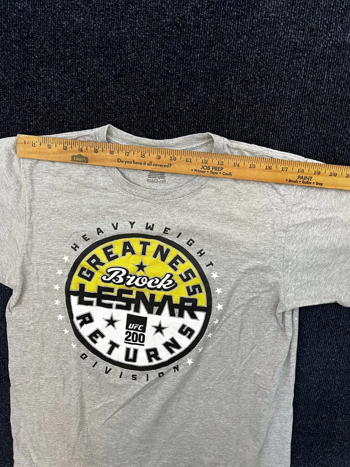 Brock Lesnar 衬衫男式大号 UFC 200 Greatness Returns 重量级锐步 T 恤 — 第 4/4 张图片
