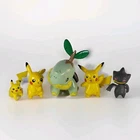 Lot Of 5 Pokemon Figures Banette Pikachu Pearl Turtwig (uu57)