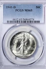 Photo of a 1941-D Walking Liberty Half Dollar from an eBay listing that sold on Jul 18, 2026