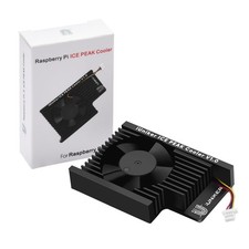 Active Cooler for Raspberry Pi 5 UltraQuiet PWM Fan with Aluminum Heatsink, ...