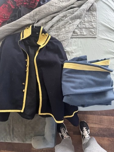 Civil War Us Calvery Uniform Wool Coat And Pants Size 42 And 40 (Replica)