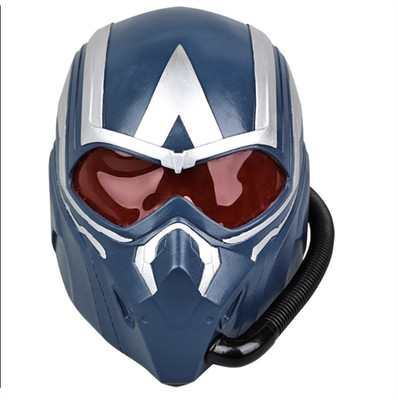 Captain America 4 Falcon Sam Wilson Helmet Mask Props PVC Wearable Mask Cosplay