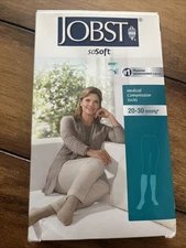 JOBST soSoft Medical Compression Knee High Socks Small 20-30mmHg Black