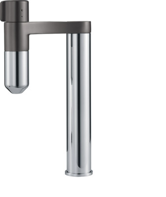 FRANKE 120.0551.216 Armatur VITAL Caps. Standalone, Festauslauf, Chrom/Gun Me...