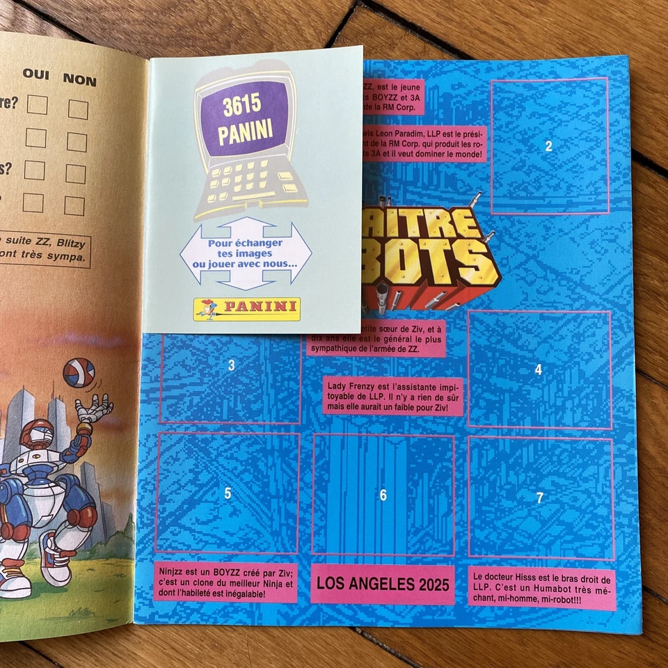 Album Panini Le Maître Des Bots Vierge Sans Sticker Neuf - Photo 2/4