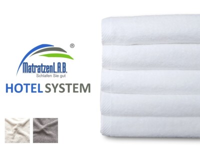 400g Hotel Wellness Gästetücher Handtücher Duschtücher Badetücher 100% Baumwolle