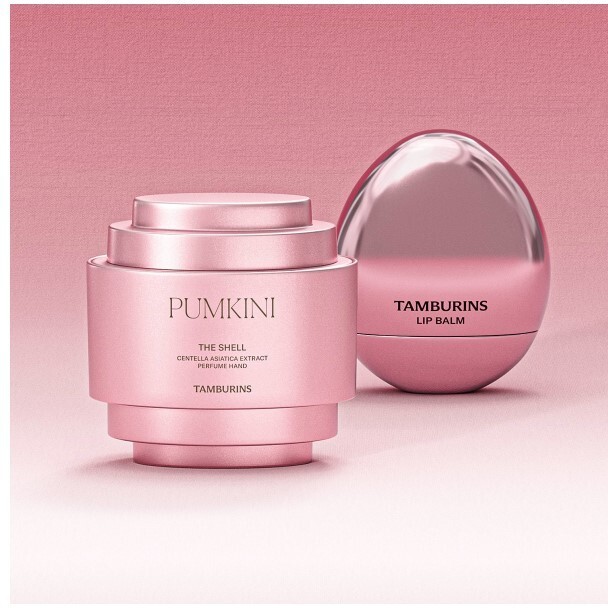 タンバリンズPERFUME HAND & LIP BALM SET Tamburins] Perfume Hand & Lip Balm Duo Set (PUMKINI+ROSEWOODY) K