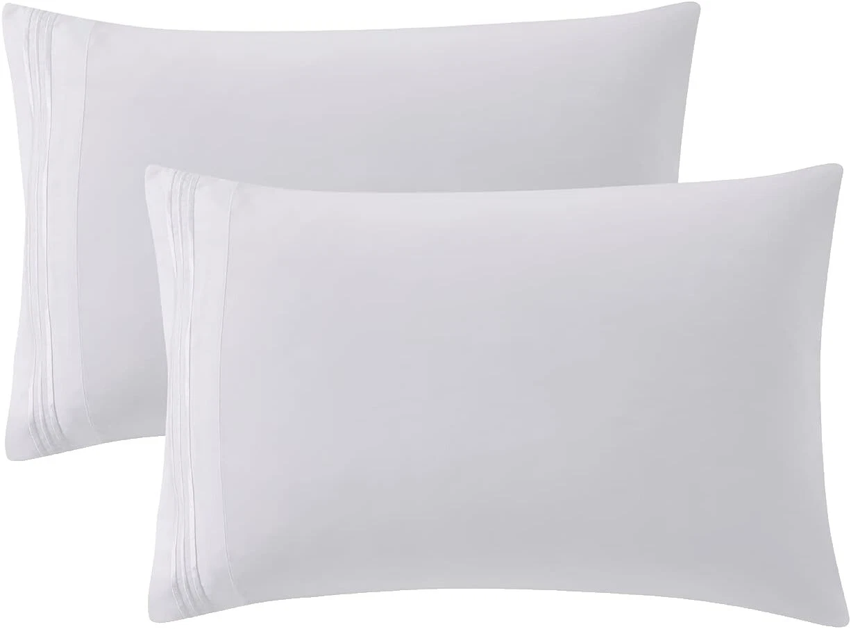 Fundas de Almohada Microfibra blanco