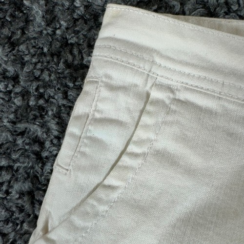 American Rag Women's Bermuda Shorts White Denim Cotton Stretch Button Size 7 - Picture 5 of 15