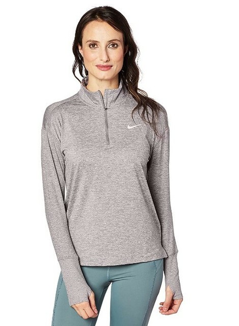 nike grey running top