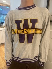VINTAGE University Of Washington UW Huskies Legends Crewneck Men's Large