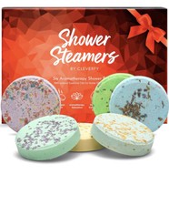 Cleverfy Shower Steamers Aromatherapy - Variety Pack of 6 Shower Bombs with Oils