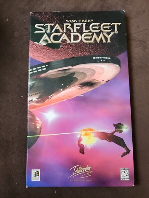 Star Trek Starfleet Academy 1997 tri-fold disc set of 5 Interplay microsoft 95 