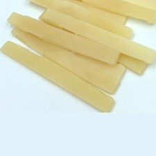 10PACK Guitar Unbleached BONE Saddle nut bridge 72X3X9mm acoustic Luthier