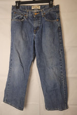 Arizona Jeans Boys Size 12 Husky Blue Denim Relaxed Straight Kids