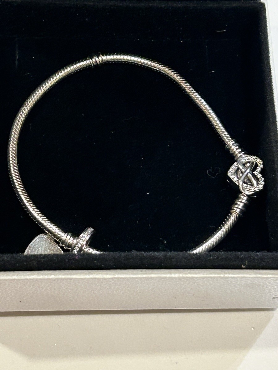 Pandora Moments Sparkling Infinity Heart Clasp Sparkling Heart