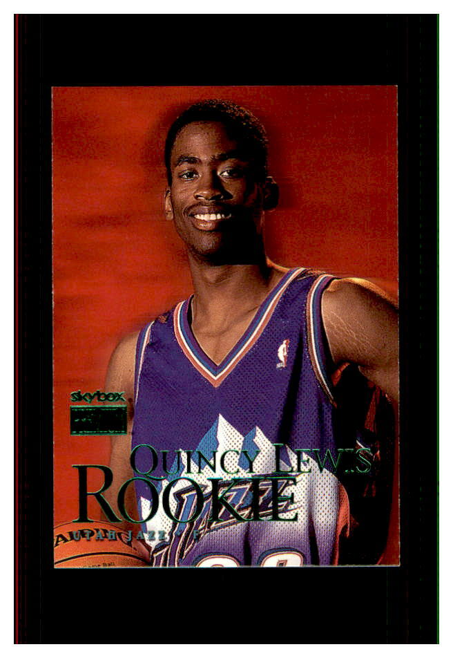 1999-00 SKYBOX PREMIUM MINT ROOKIE #119 QUINCY LEWIS MINNESOTA 