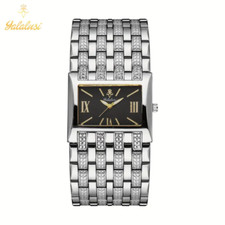 Women Fashion Quartz Watch Bracelet Analog Watch Luxury Rhinestone Watch Gift