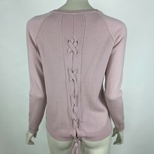 Lululemon Tied To You Sweater Long Sleeve Knit Merino Wool Travel Office Women